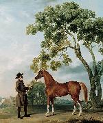 George Stubbs Lord Grosvenors Arabian Stallion with a Groom Spain oil painting artist
